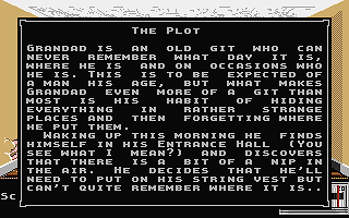Grandad - Quest for the Holey Vest atari screenshot